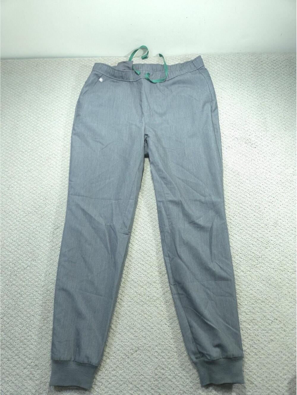 FIGS Jogger Scrub Pants L Womens Gray Technical Collection Medical PO 1103115